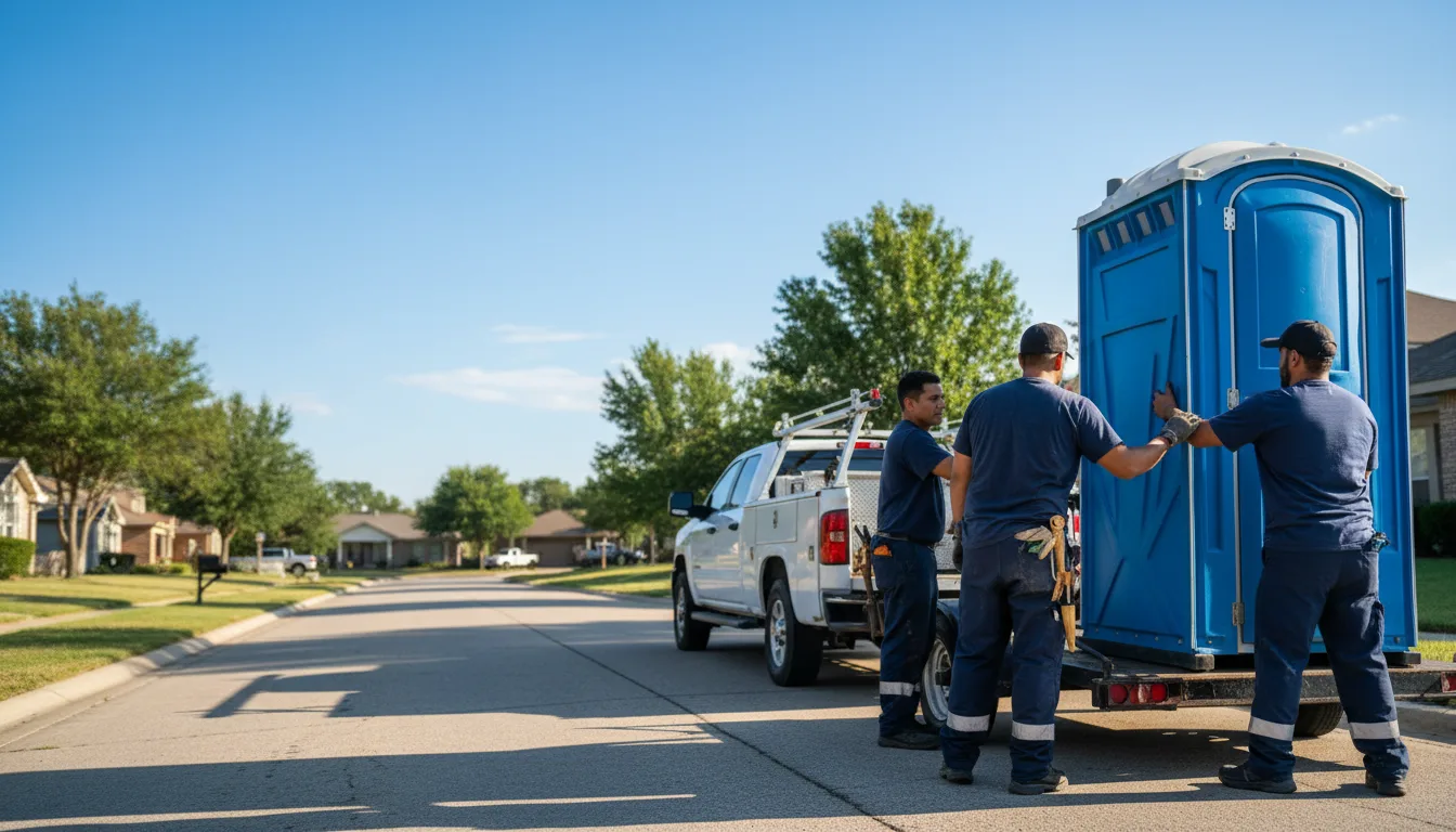 Portable Toilet Rental in Ravia, OK near me